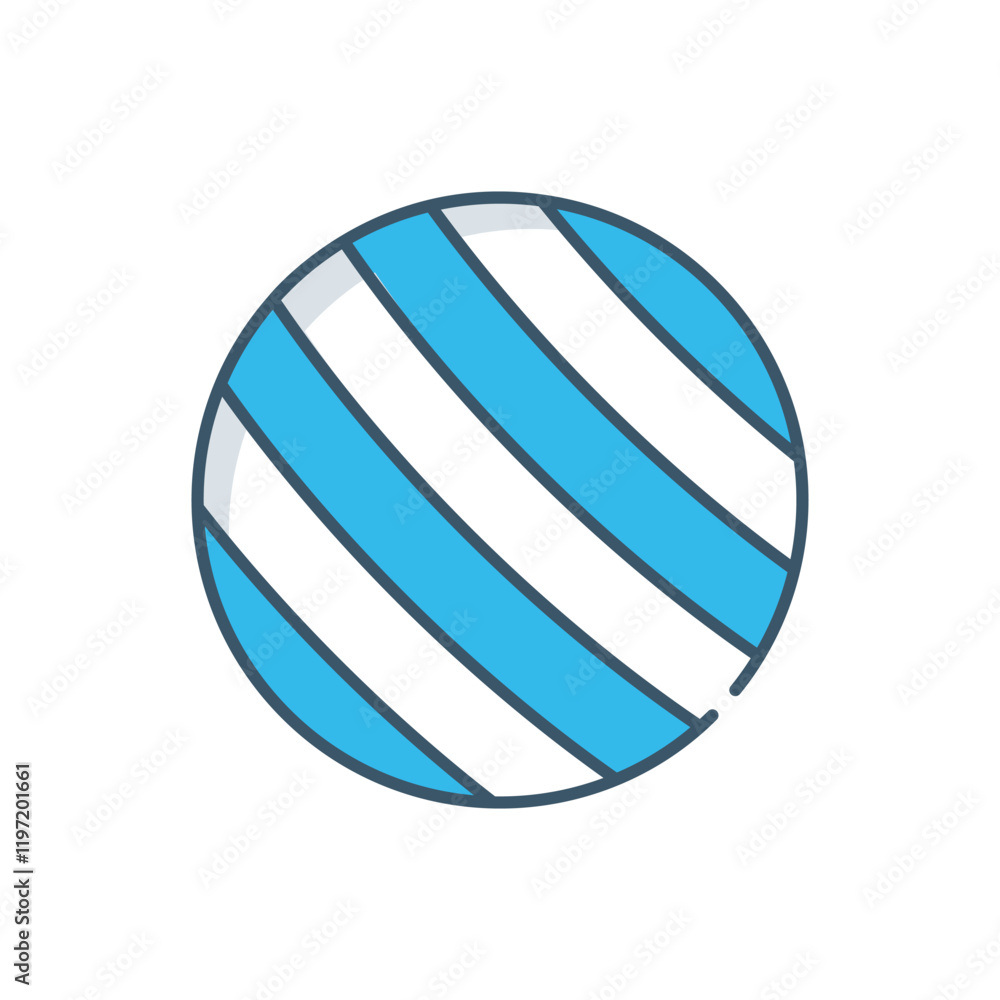 Pilates Ball vector icon Pilates Ball vector icon