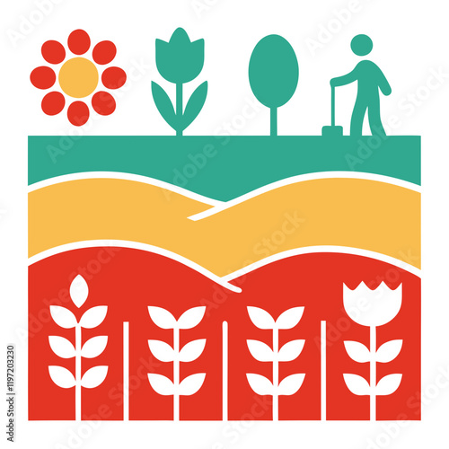 Ecology Agriculture Gardening Illustration