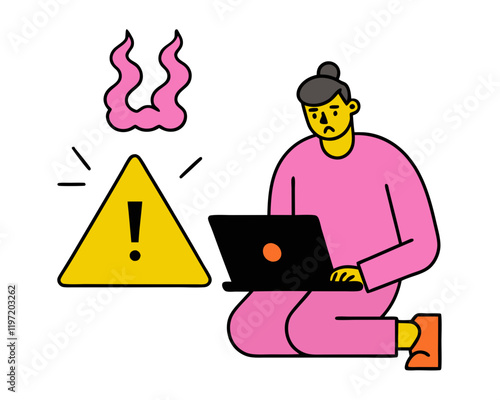 Error Meltdown Malfunction Illustration