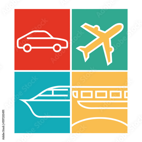 Transportation Travel Transport Illustration