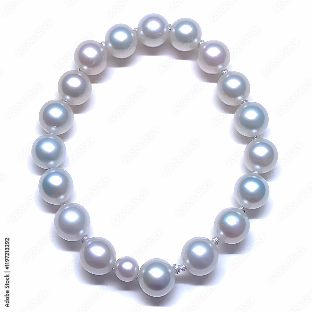 Obraz premium Elegant Pearl Bracelet Photo