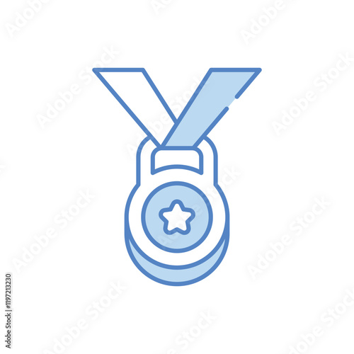 Marathon Medal vector icon