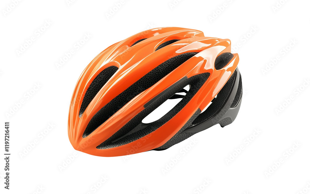 Fototapeta premium Bicycle Safety Helmet isolated on transparent Background