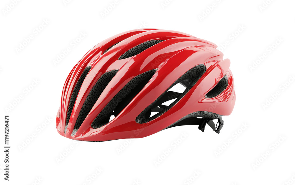Fototapeta premium Bicycle Crash Helmet isolated on transparent Background