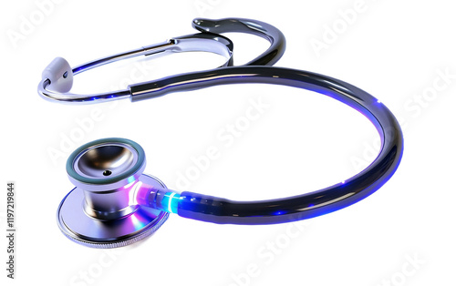 Wallpaper Mural Glowing Stethoscope on transparent background PNG. Torontodigital.ca