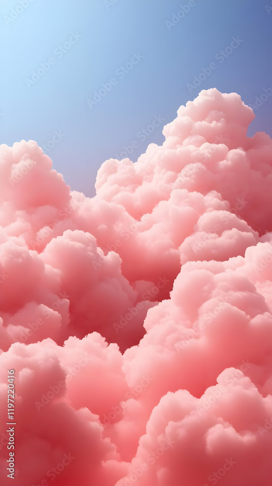 Pink Cloudscape Abstract Background Pink Cloudscape Abstract Background