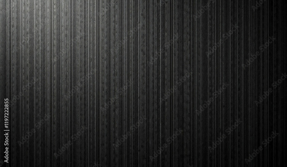 Fototapeta premium Black Background with Subtle Vertical Lines Creating a Delicate Pattern