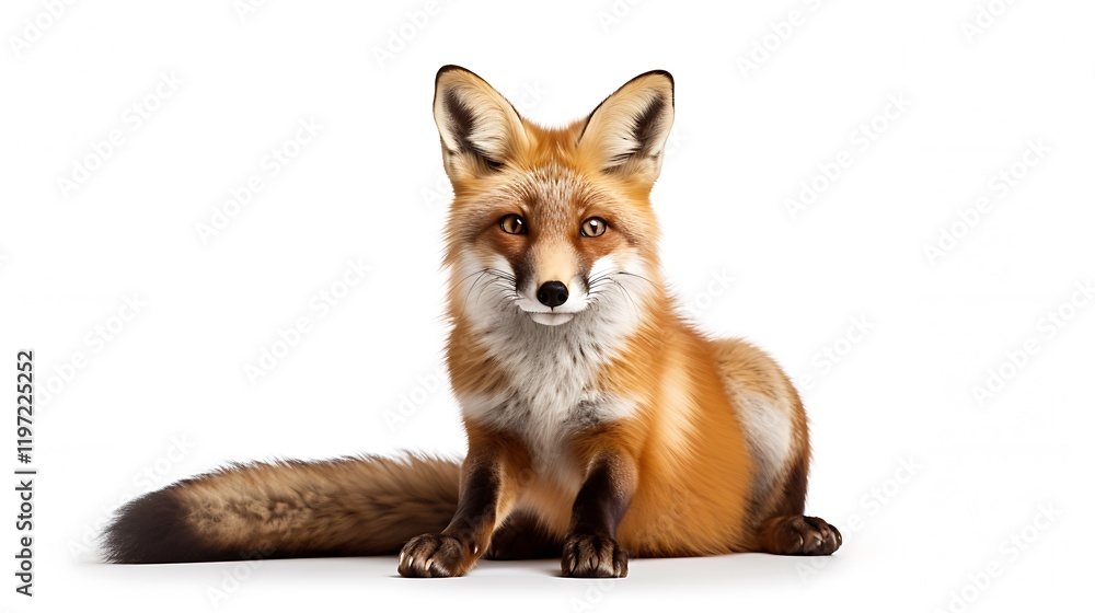 Fototapeta premium red fox vulpes 4 years old