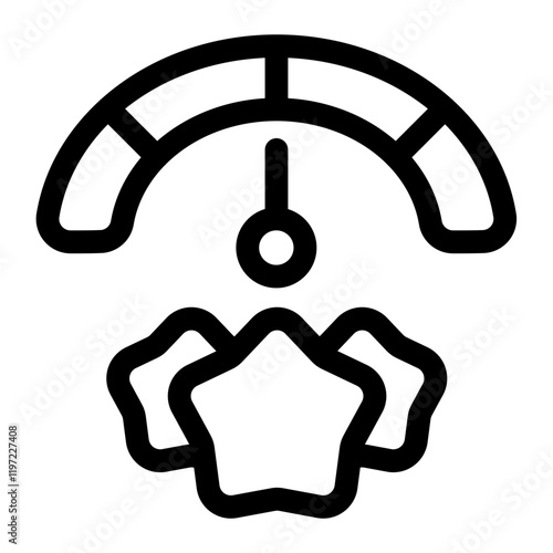 scale icon for illustration