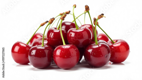 Wallpaper Mural cherries on a white background Torontodigital.ca