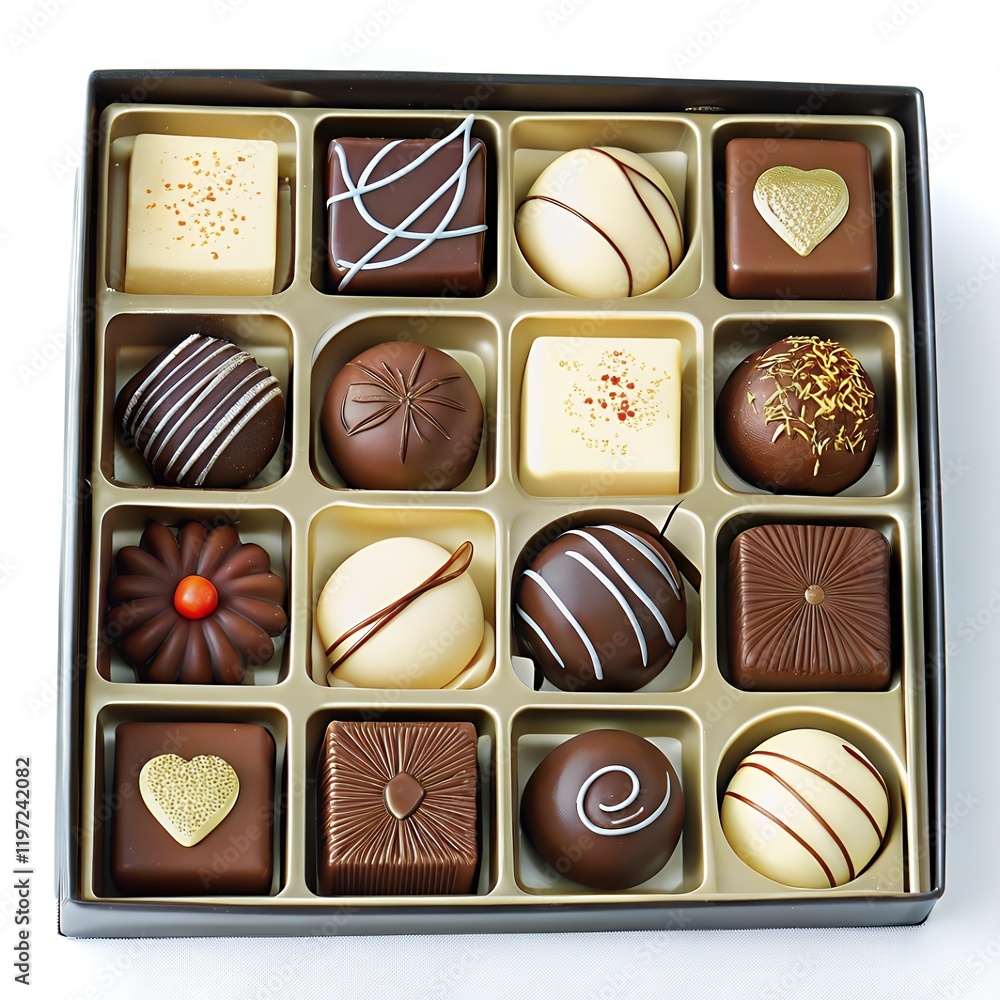 Gourmet Chocolate Assortment Gift Box Sweet Treats Luxury Chocolates Confectionery Gourmet Chocolate Assortment Gift Box Sweet Treats Luxury Chocolates Confectionery