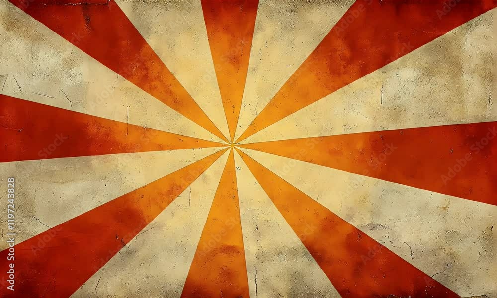 A vibrant, sunburst pattern featuring alternating orange and cream-colored rays, creating a dynamic and eye-catching background. A vibrant, sunburst pattern featuring alternating orange and cream-colored rays, creating a dynamic and eye-catching background.