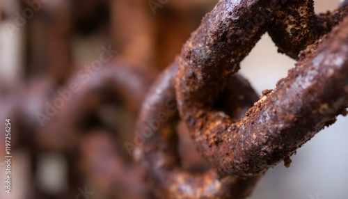 Corroded textures: Rust up close photo