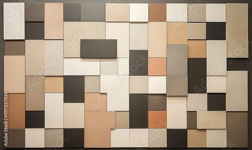 Wallpaper Mural Colorful ceramic tiles samples for interior design, wall decoration Torontodigital.ca