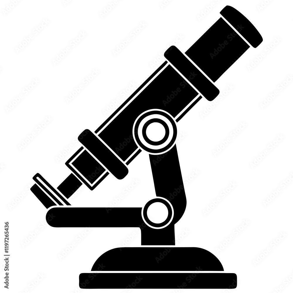 microscope isolated on white microscope isolated on white