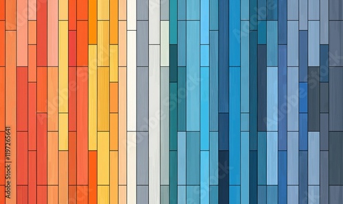 Wallpaper Mural Warm to cool color gradient mosaic background for website or design projects Torontodigital.ca