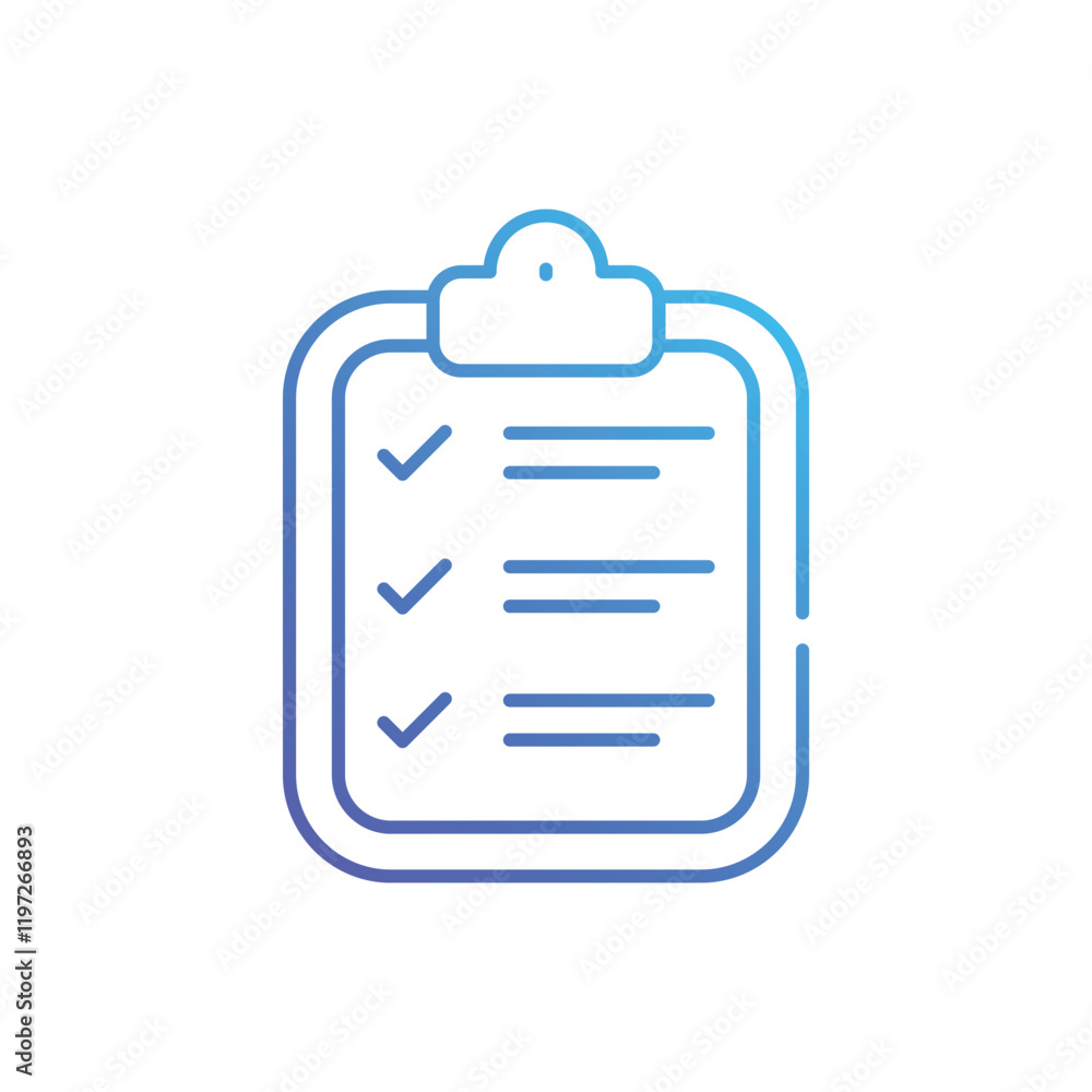 Clipboard vector icon Clipboard vector icon