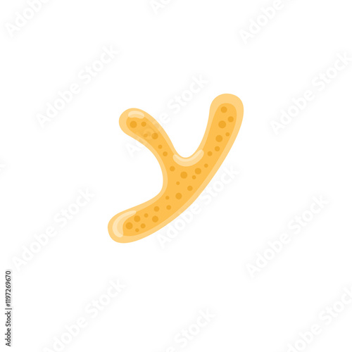 Bifidobacterium probiotic Illustration 