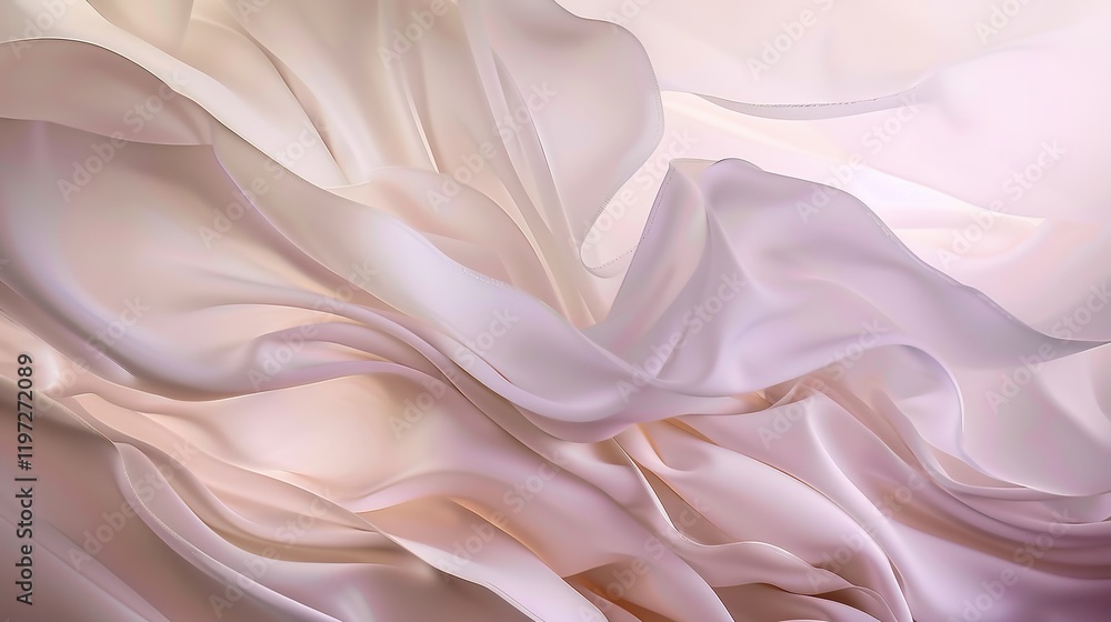 Obraz premium A beautiful abstract background featuring a soft blend of beige, pink, lilac, and blue hues, creating a visually appealing and calming aesthetic. The presence of a dusty purple color adds a touch