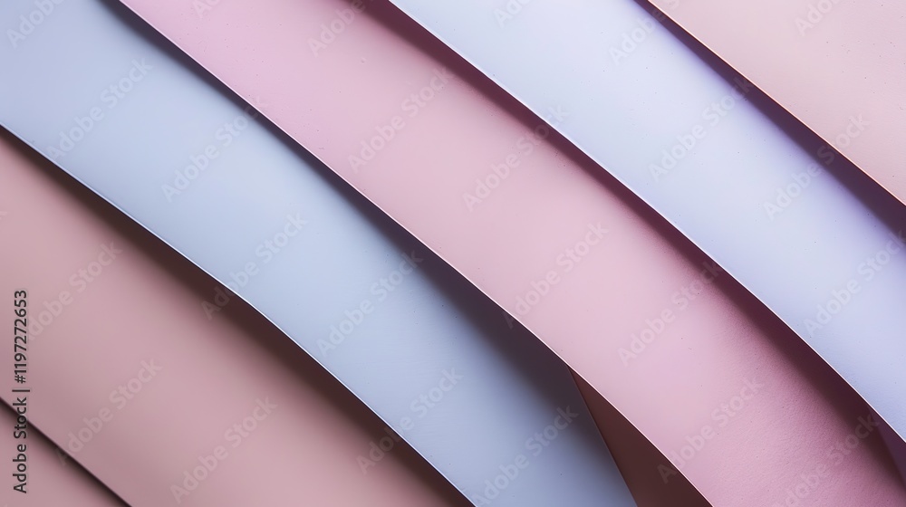 Fototapeta premium A beautiful abstract background featuring a soft blend of beige, pink, lilac, and blue hues, creating a visually appealing and calming aesthetic. The presence of a dusty purple color adds a touch