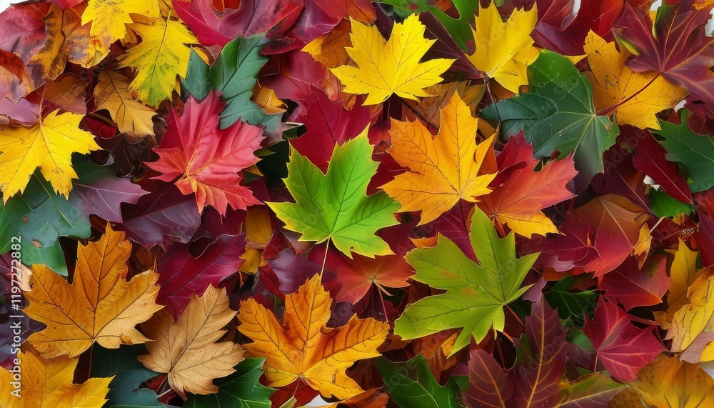 a bunch of colorful leaves from various trees lying around a bunch of colorful leaves from various trees lying around