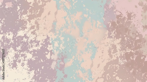 A beautiful abstract background featuring a soft blend of beige, pink, lilac, and blue hues, creating a visually appealing and calming aesthetic. The presence of a dusty purple color adds a touch