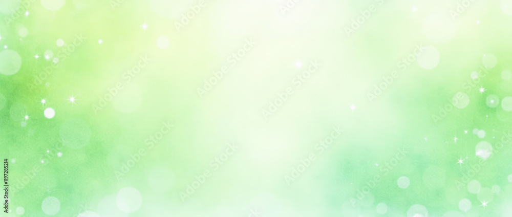 Watercolor Background in Vibrant Green Hues Blending into White, with Smooth Texture and Scattered Specks Watercolor Background in Vibrant Green Hues Blending into White, with Smooth Texture and Scattered Specks