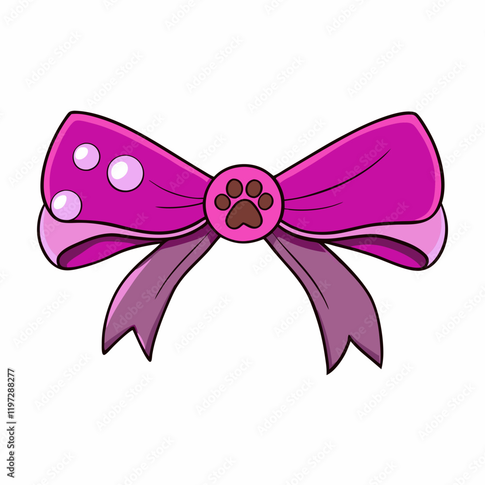 pink bow with ribbon pink bow with ribbon