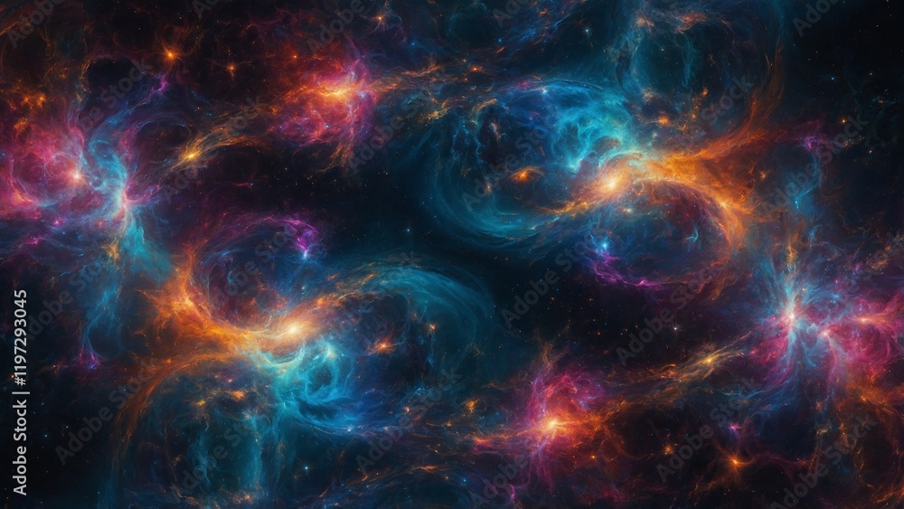 Title: Ethereal Nebula Formation in Teal and Orange Representing Cosmic Energy
Title: Ethereal Nebula Formation in Teal and Orange Representing Cosmic Energy