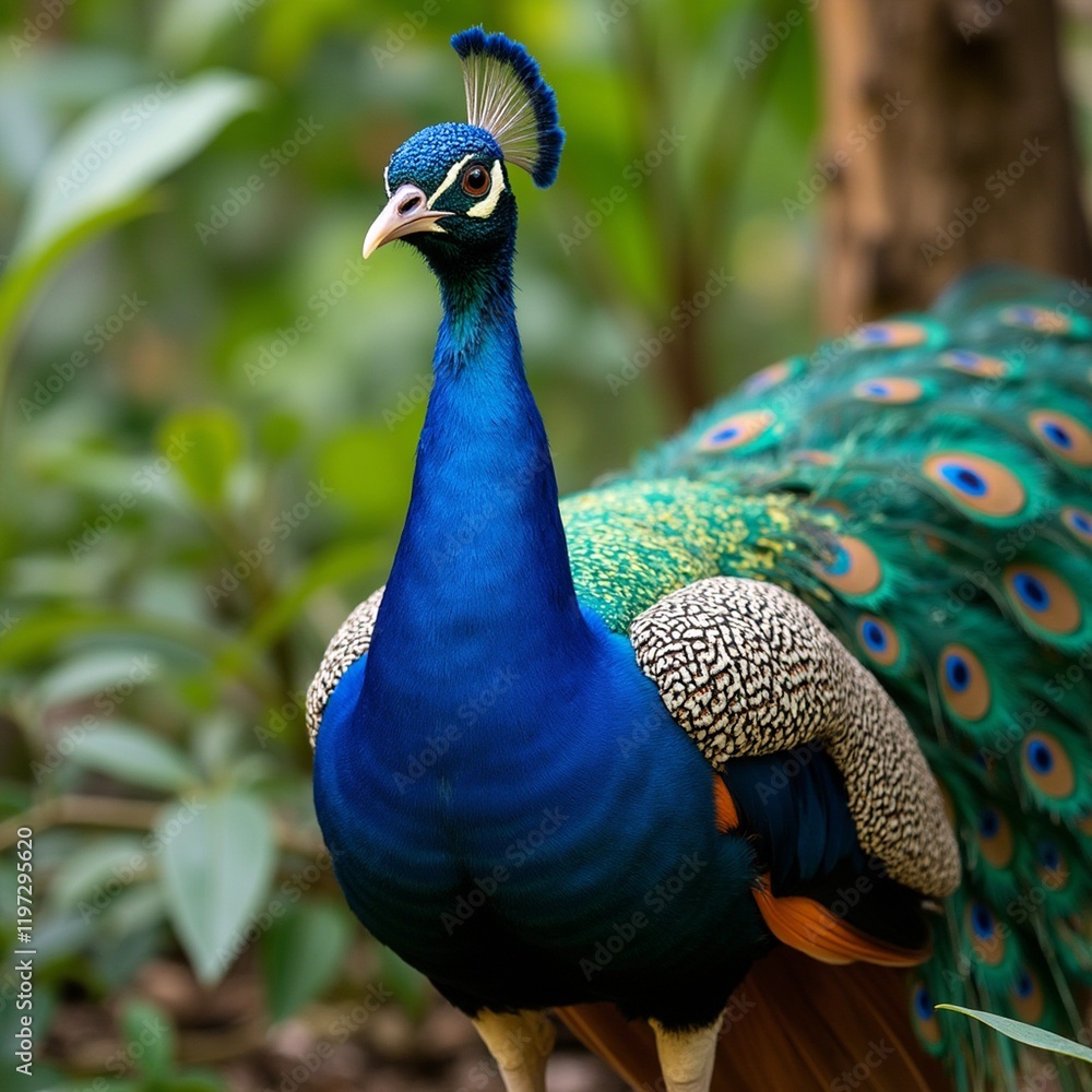 Obraz premium peacock with feathers