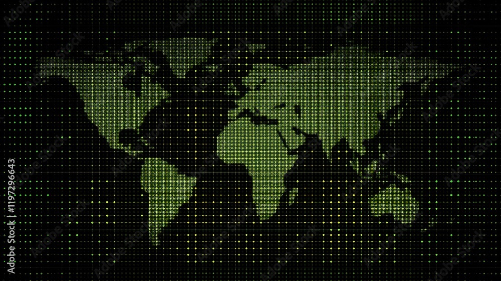 Abstract global technology background. Points composed like world map. Digital innovation concept for your design. Abstract global technology background. Points composed like world map. Digital innovation concept for your design.
