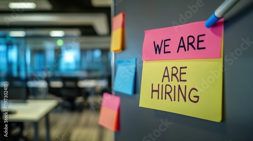 We Are Hiring! Join Our Team - Modern Office Job Opportunity photo