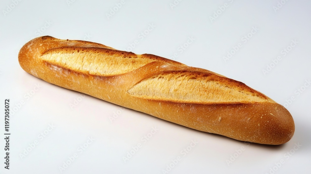 Rustic Close-up of a French Baguette: A Nourishing Blend of Cereal and Grain with a Touch of Red Rustic Close-up of a French Baguette: A Nourishing Blend of Cereal and Grain with a Touch of Red