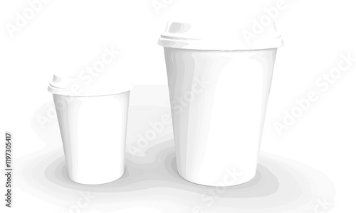 Wallpaper Mural Beverage cups, drinking, pot, 3d Torontodigital.ca