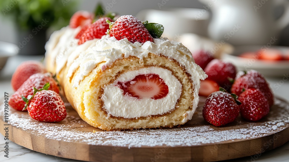 Strawberry Shortcake Roll Cheesecake Cake Strawberry Shortcake Roll Cheesecake Cake