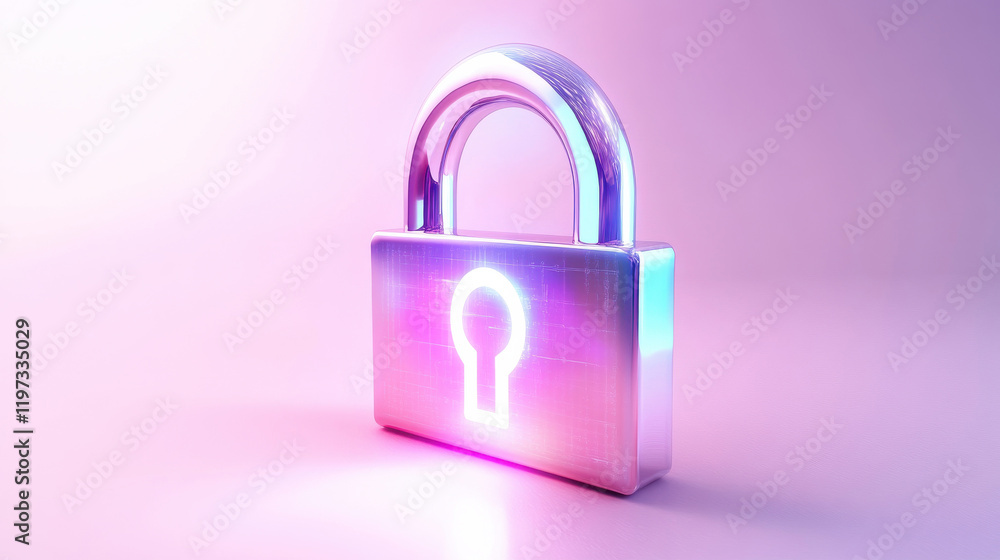 padlock on background showing security and protection detected cyber attack padlock on background showing security and protection detected cyber attack