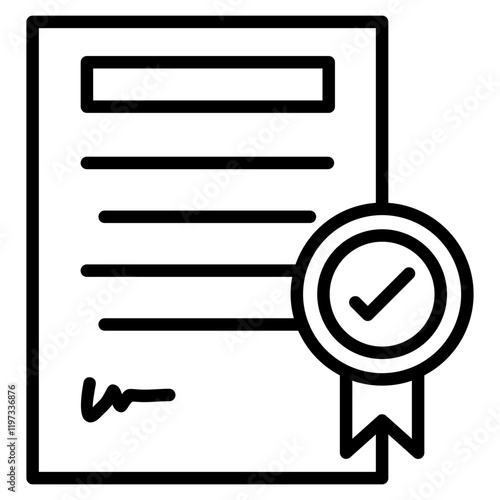 Certificate Icon