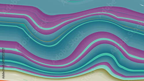  Light Pink, Blue vector background with curved lines. Colorful illustration in circular style with lines. Best design