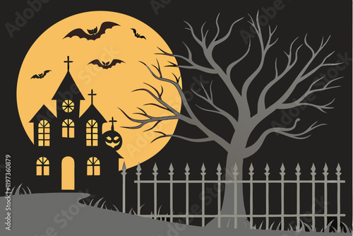 halloween-night--spooky-haunted-mansion-silhouet