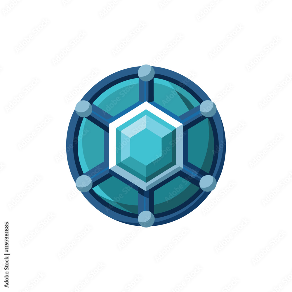Obraz premium -nanosphere-icon-vector.eps