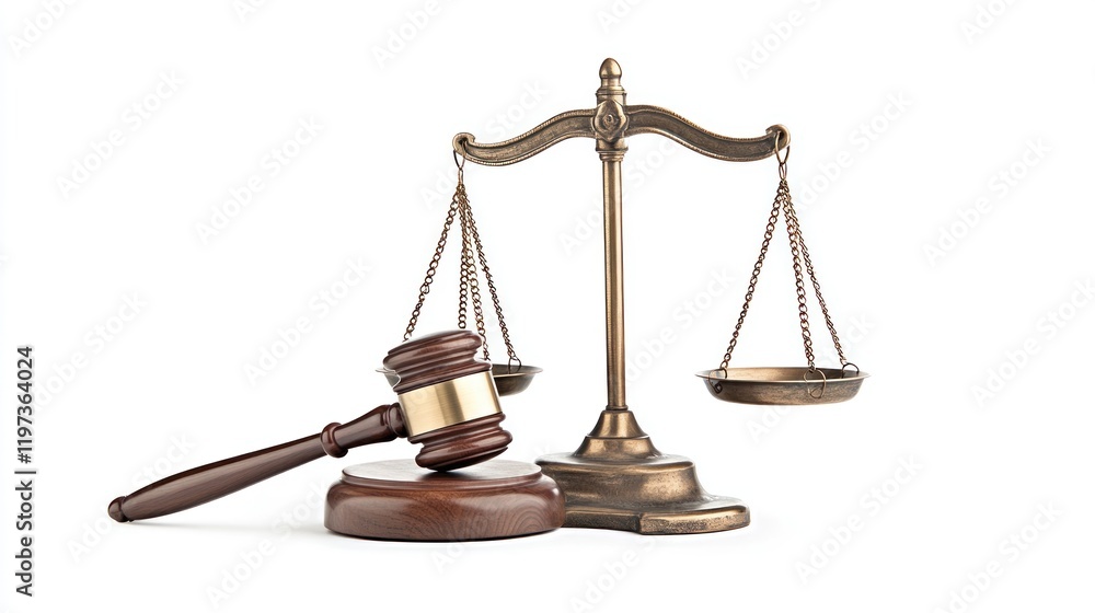 Justice Scales and Gavel: Symbols of Law and Order Justice Scales and Gavel: Symbols of Law and Order
