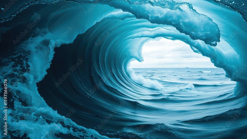 A swirling vortex of water, with a massive wall of water in the center, stretching across the horizon, red sea, turbulent water A swirling vortex of water, with a massive wall of water in the center, stretching across the horizon, red sea, turbulent water