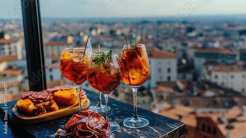 Aperitivo with a View: Italian Cocktails and Cityscape