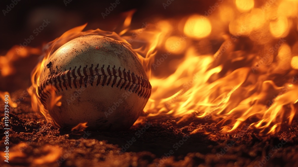Fiery Baseball: A Burning Passion Fiery Baseball: A Burning Passion