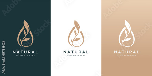 Leaf  Olive Oil logo inspiration