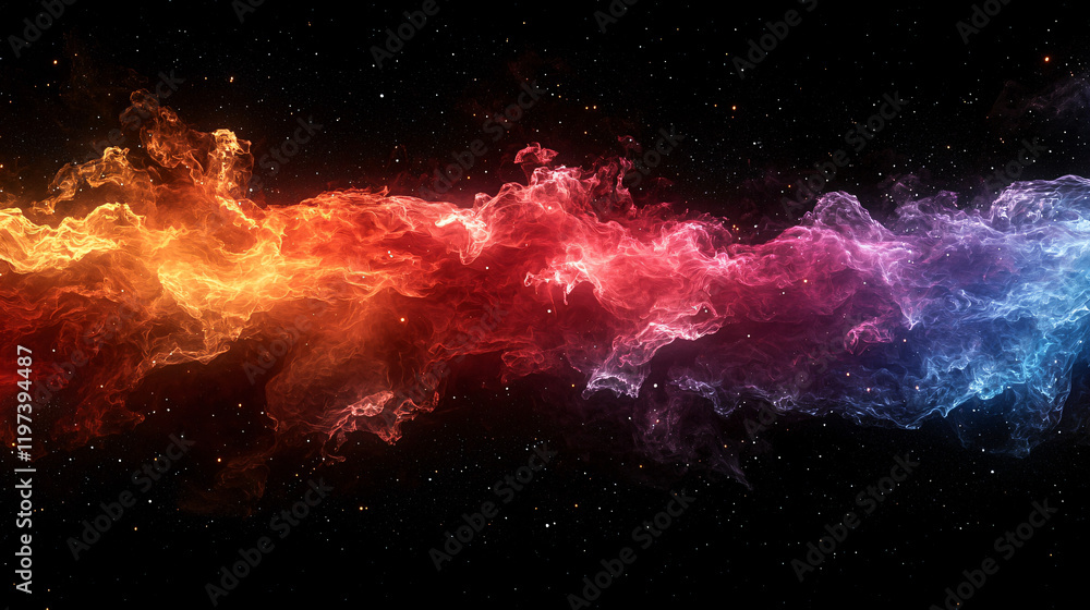 Naklejka premium Cosmic Nebula