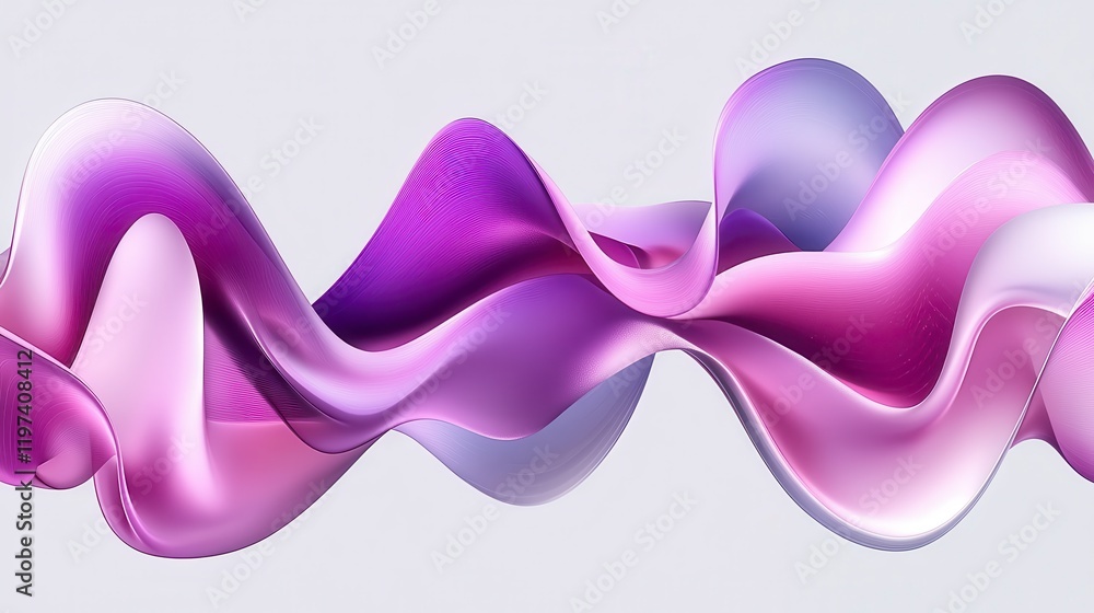 Abstract Purple and Lavender Fluid Wave Swirls Dynamic Flowing Design Elegant Background Abstract Purple and Lavender Fluid Wave Swirls Dynamic Flowing Design Elegant Background