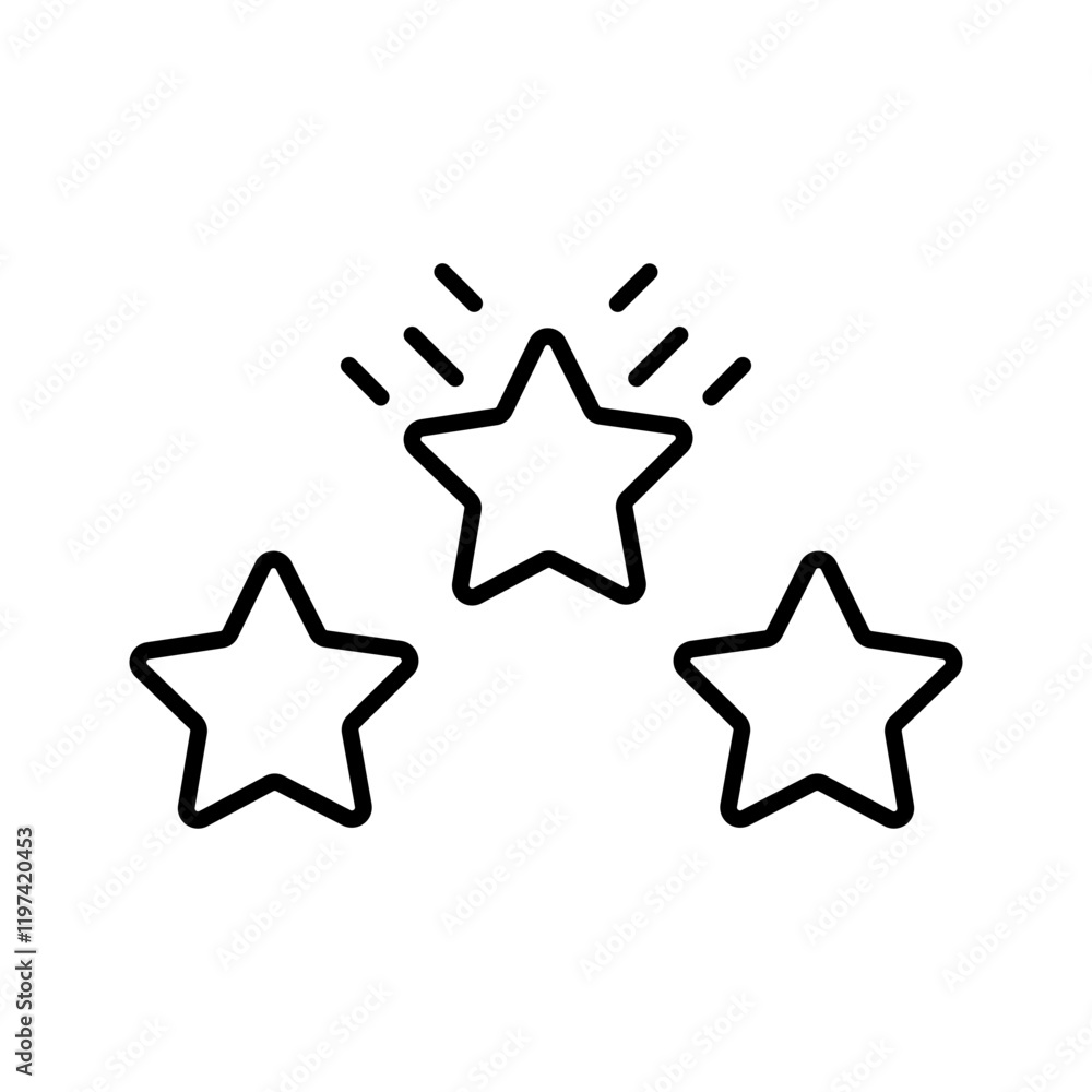 highlights line icon highlights line icon