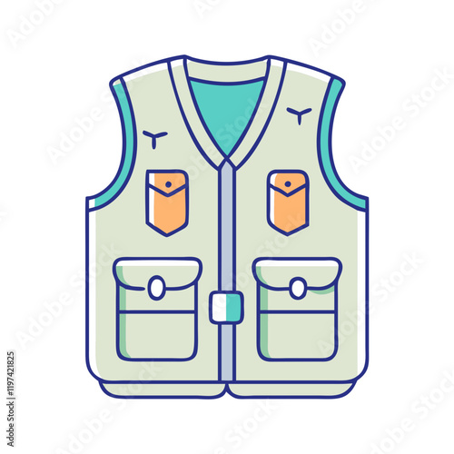 birdwatcher s vest icon, birdwatcher s vest vector illustration-simple illustration of birdwatcher s vest, perfect for birdwatcher s vest logos and themed design  photo