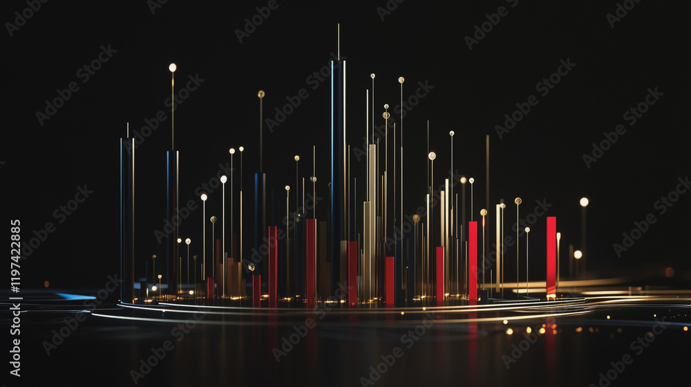 Abstract black background with Colorful charts and graphs with statistics to innovative analyze business potential and forecast future development of companies growth. Abstract black background with Colorful charts and graphs with statistics to innovative analyze business potential and forecast future development of companies growth.